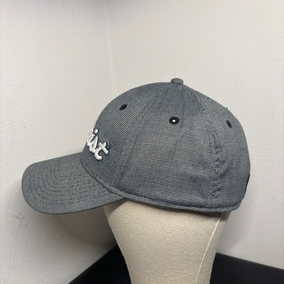 Titleist Golf Hat A-Flex Embroidered Spellout Adult M/L Gray Patterned Men's Cap - Picture 2 of 7